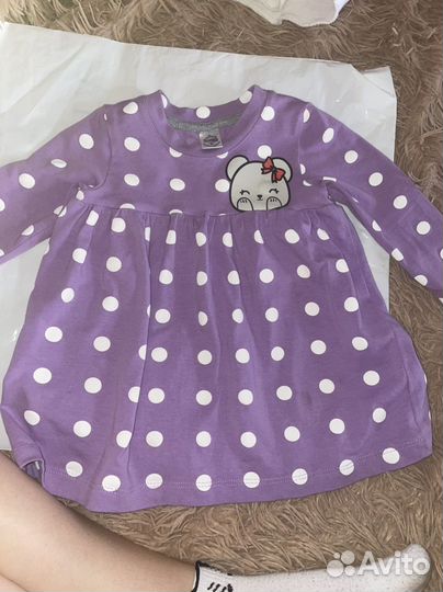 Платье для девочки 74 80