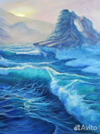 Картина маслом на холсте пейзаж