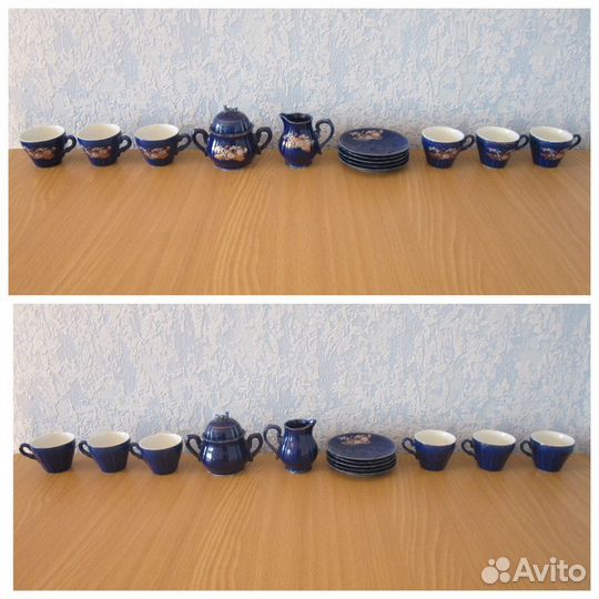 Сервизы, кувшины, стаканы, супница