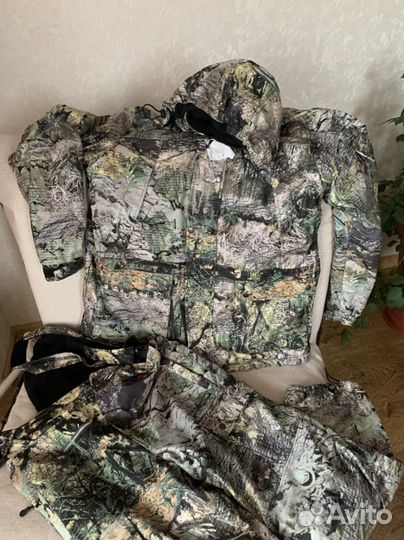 Костюм комуфляжный на флисе для охоты и рыбалки