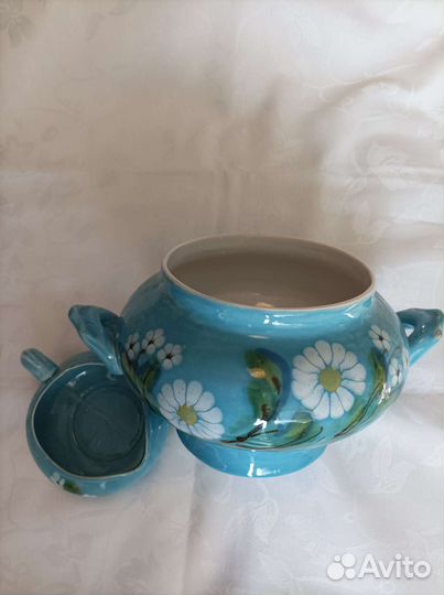 Супница керамика СССР горшок соусник керамический