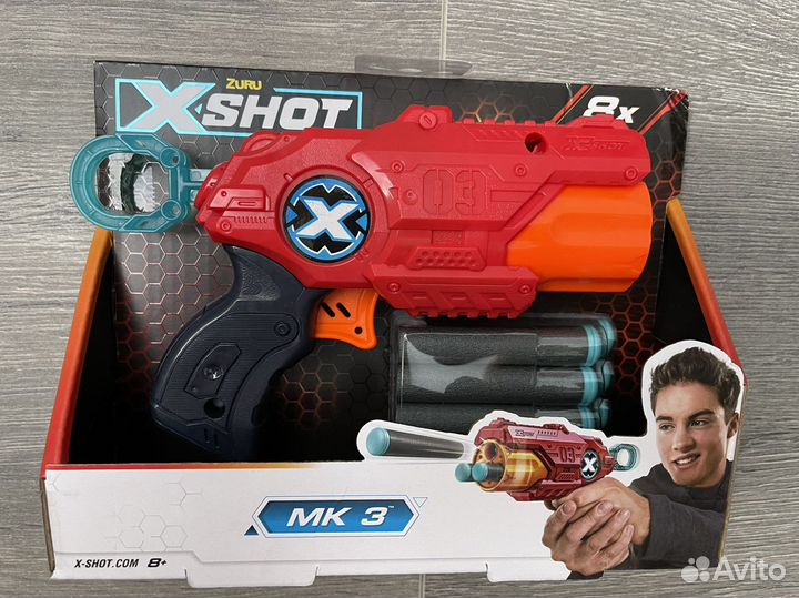 Игрушечные пистолеты Бластер Nerf X-shot