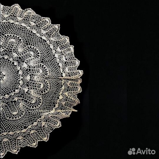 Скатерть круглая 1м винтаж