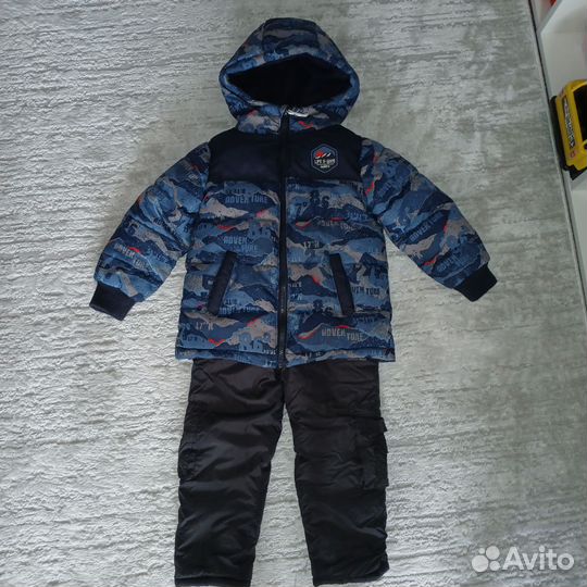 Зимний костюм для мальчика на рост 104