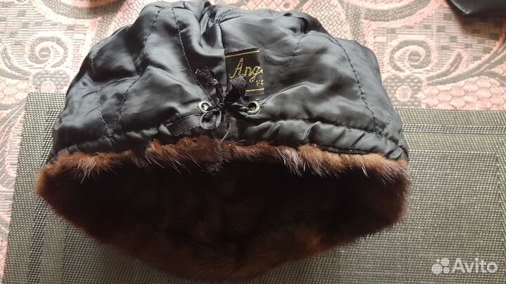 Берет женский норковый