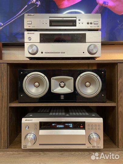 Ресивер Pioneer VSX-520 + плеер DVD/CD Pioneer