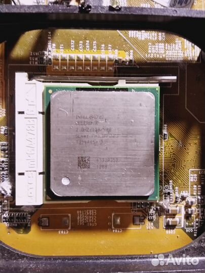 Мп Asus P4P800 E с процессором intel Coket PGA478B
