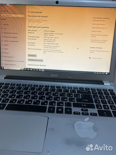 Ноутбук acer aspire v5-571g