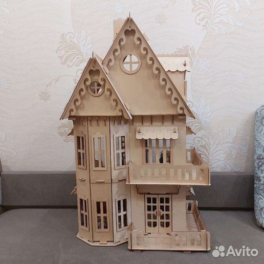 Кукольный домик с мебелью большой
