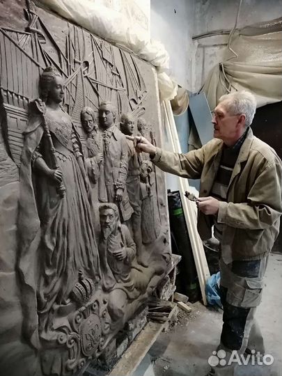 Изготовление барельефов и скульптур под заказ