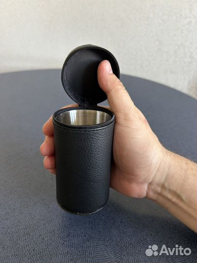 Стаканы походные в чехле металлические 180 мл