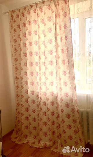 Шторы в стиле шебби-шик