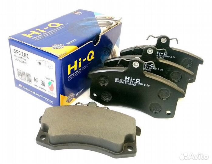 Колодки пер 2108-2115 Приора, Калина Sangsin Hi-Q