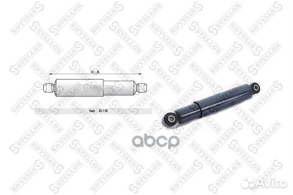 87-04837-SX амортизатор подвески 322-475 O/O 2