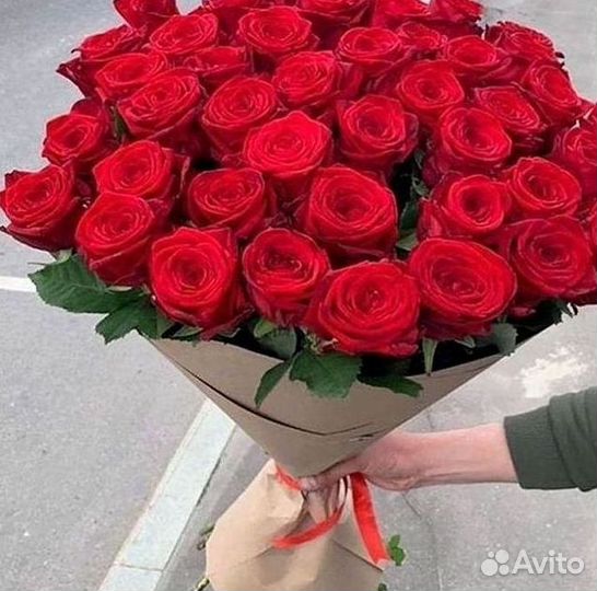 Высокие Розы Гиганты Доставка Круглосуточно