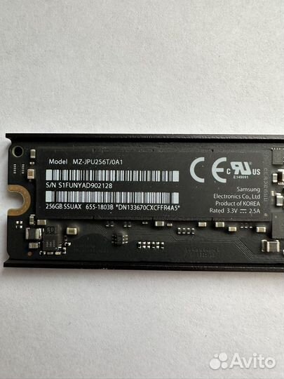 Apple SSD 256GB ssuax