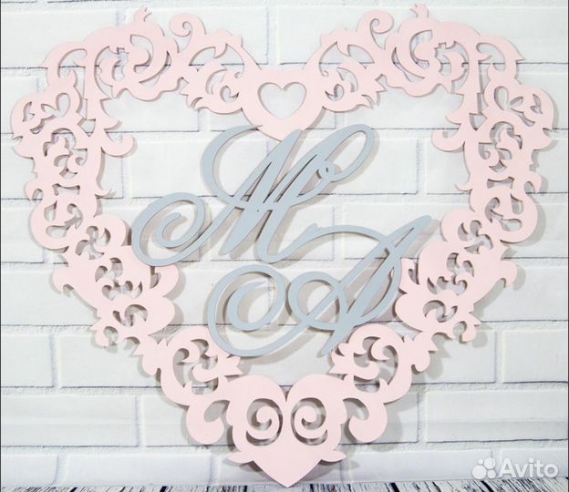 Монограмма на свадьбу (вензель)