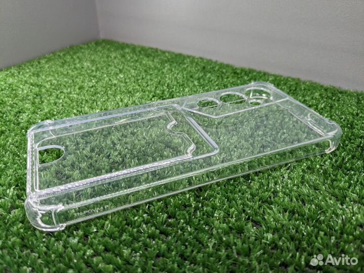 Чехол Techno pova 4 с карманом для карты