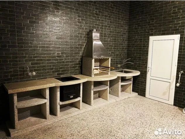 Мангальная зона премиум класса без печника и грязи