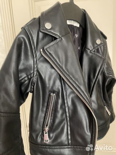 Куртка кожаная для девочки