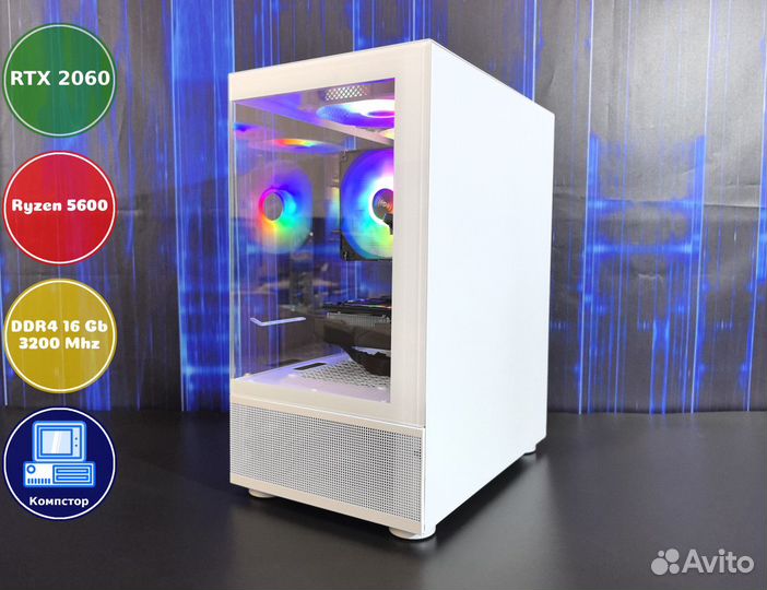 Геймерский комп AMD5600-RTX2060-16DDR4-WFA5642-A520