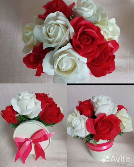 Мыльные розы букеты