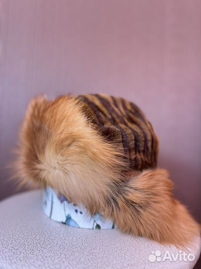 Шапка ушанка женская