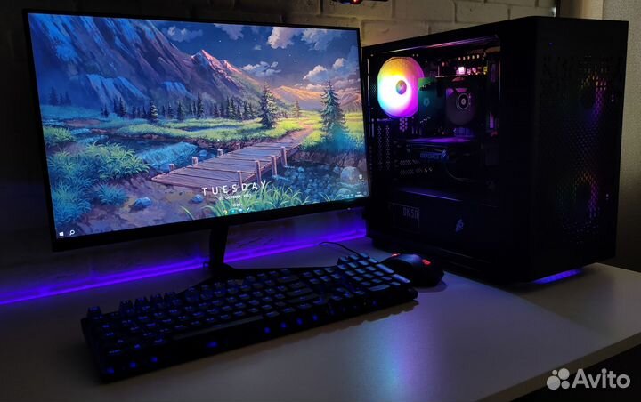 Игровой пк i7/gtx1660super/ssd m2 512гб/16гб ddr4