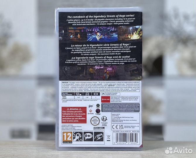 Streets Of Rage 4 (Новый Картридж) Nintendo Switch