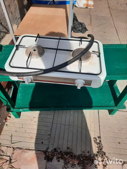 Настольная газовая плита 2 конфорки бу