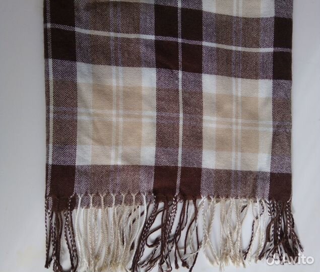 Шарф - палантин в клетку