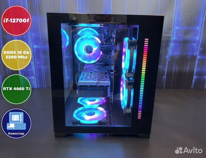 Игровая система i7-RTX4060Ti-16DDR5-QDE3128970-B760