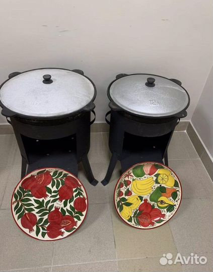 Казaн чyгунный узбeкский 10л