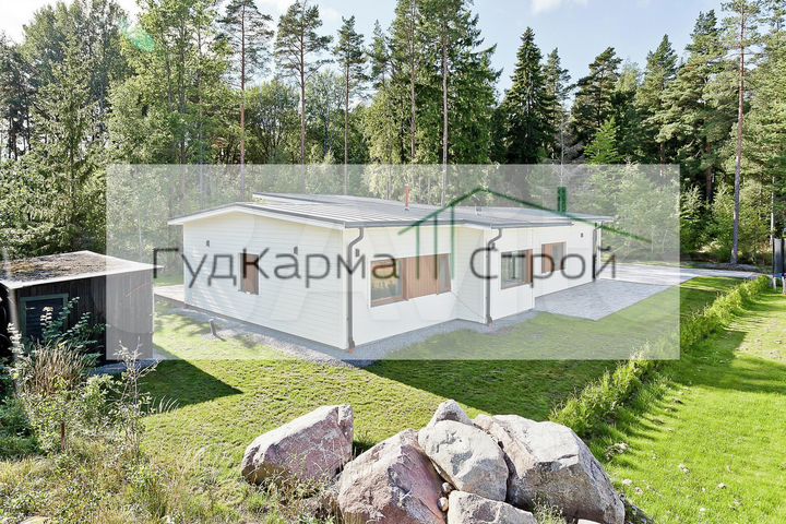 Коттедж 136 м² на участке 10 сот.