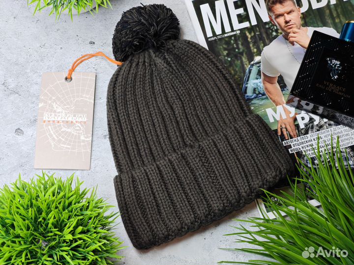 Шапка Napapijri с шерстью альпака