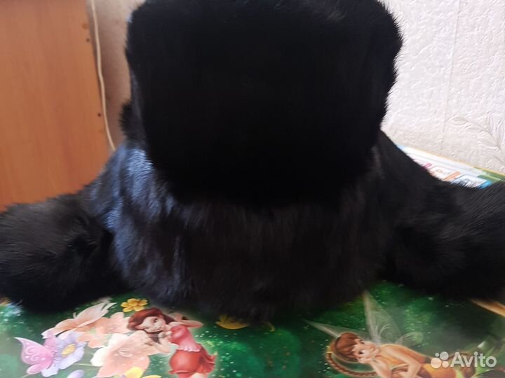 Шапка ушанка мужская норка