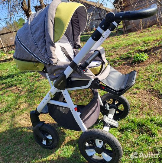 Коляска adamex 3 в 1 бу
