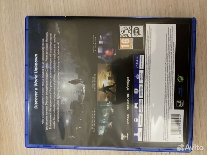 Control игра для Sony PlayStation 4