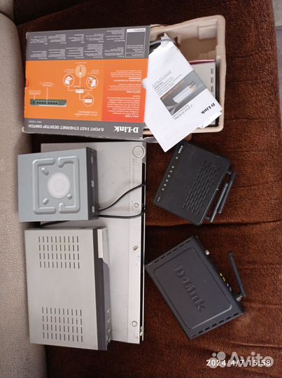 Модем роутер,рессивер,двд