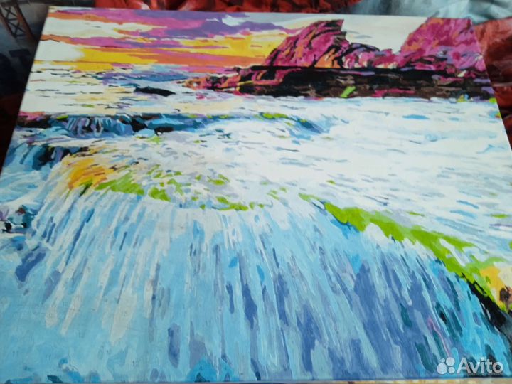 Картины по номерам раскрашенная