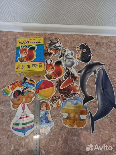 Пазлы для малышей. Пазл с кнопками