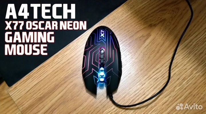 Игровая мышь A4Tech X77 Black
