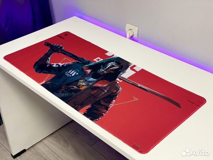 Коврики для мыши с принтом Cyberpunk, Ghost Runner