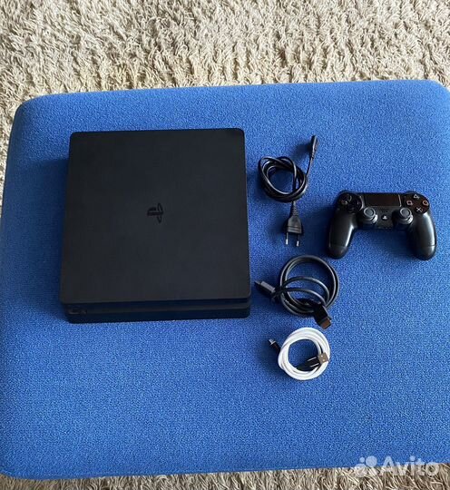 PS4 slim 500gb + 460 игр