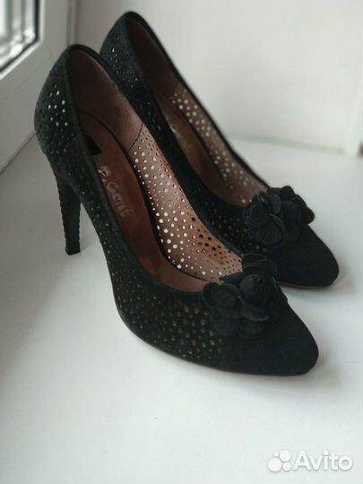 Туфли замшевые нарядные