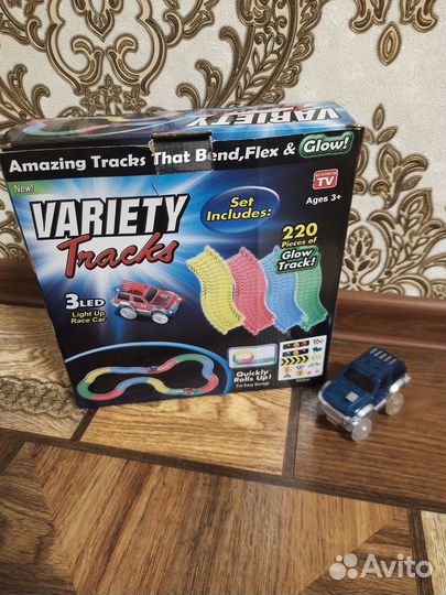 Гибкий трек с машинками
