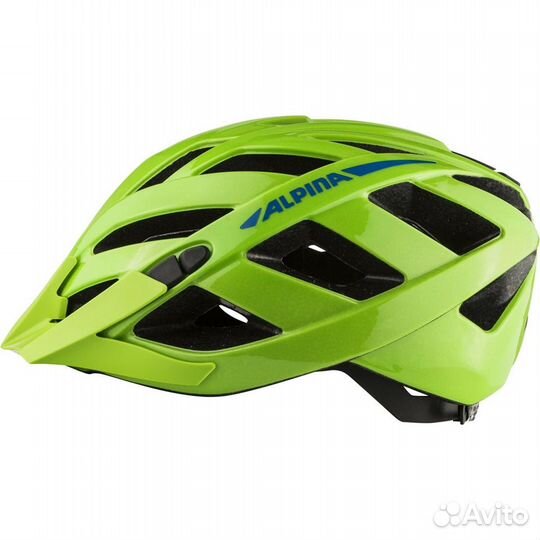 Летний шлем Alpina panoma 2.0 Green-blue gloss