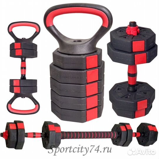 Набор гантелей Hawk DK-15 E36849 6 в 1