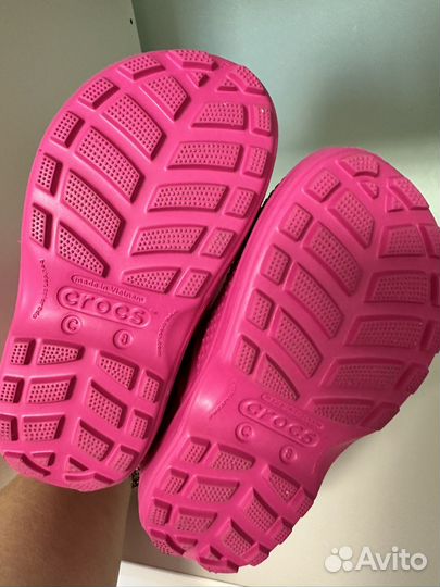 Резиновые сапоги crocs 25/8 состояние новых