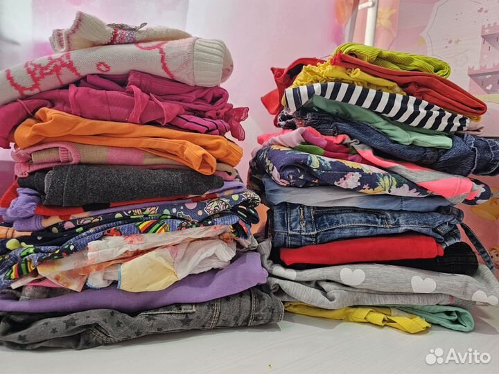 Большой пакет вещей на девочку 92-98-104